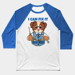 Fix It Handyman DIY Dog Baseball T-Shirt